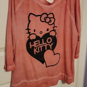 Hello kitty 3/4 sleeve shirt